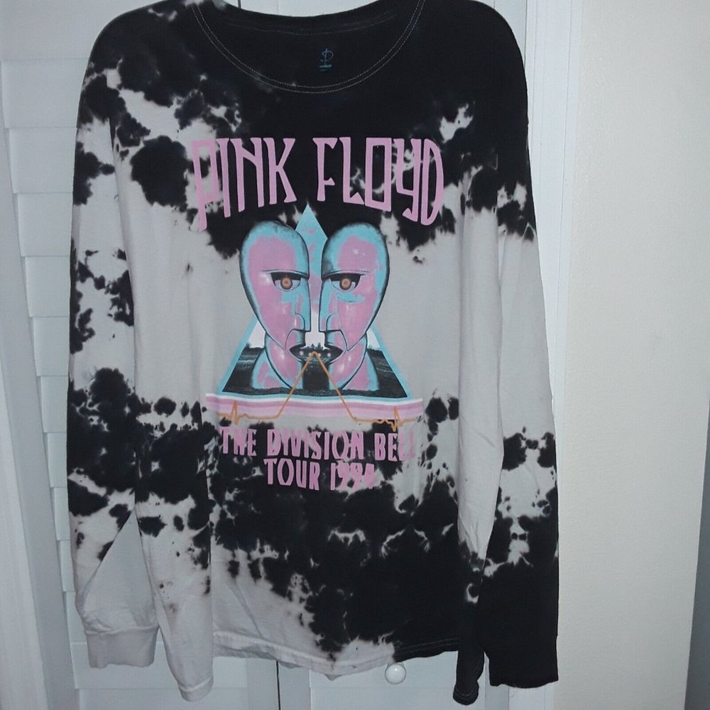 Pink Floyd, The Division Bell Tour 1994, L/S Tie-Dye T-Shirt, Size XL, VGUC